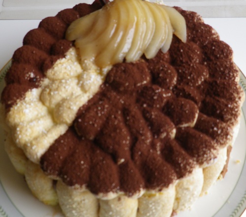 charlotte poires chocolat